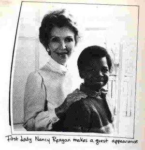 Nancy Reagan and Gary Coleman